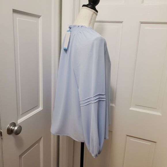 NWT Social Standard by Sanctuary Peasant Blouse Size Large, Retail $68 - Picture 5 of 11